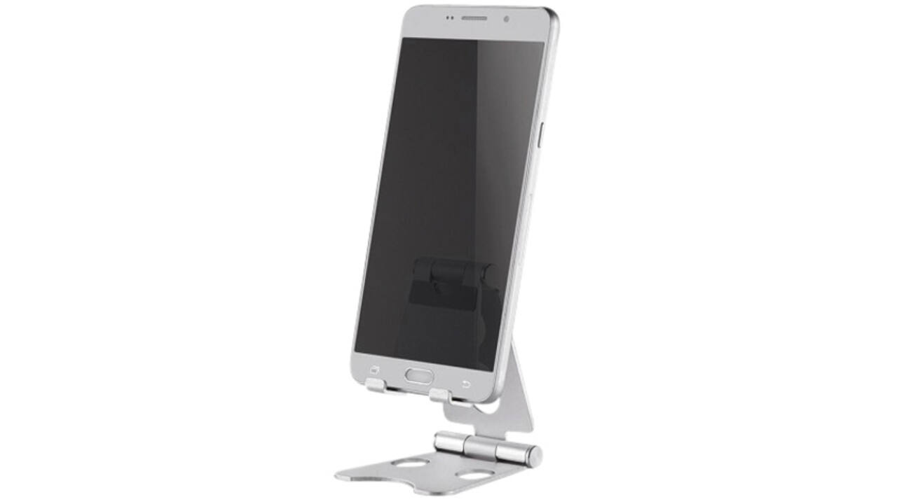 Telefoonstandaard Neomounts DS10-150SL1 opvouwbaar Zilver