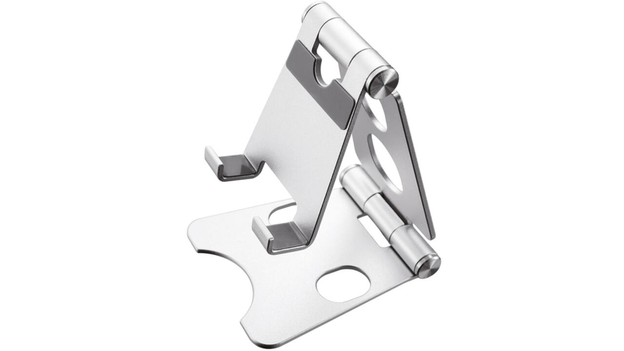 Telefoonstandaard Neomounts DS10-150SL1 opvouwbaar Zilver