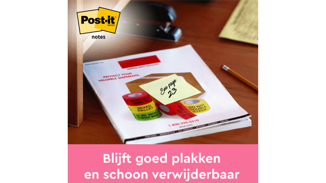Memoblok Post-it Notes 6810 38x51mm canary yellow