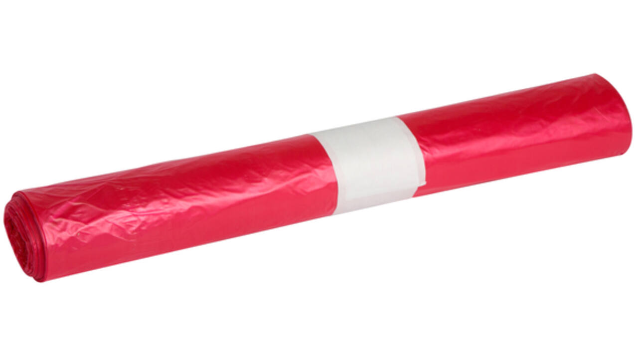 Afvalzak Powersterko HDPE T25 70x110cm 120L rood
