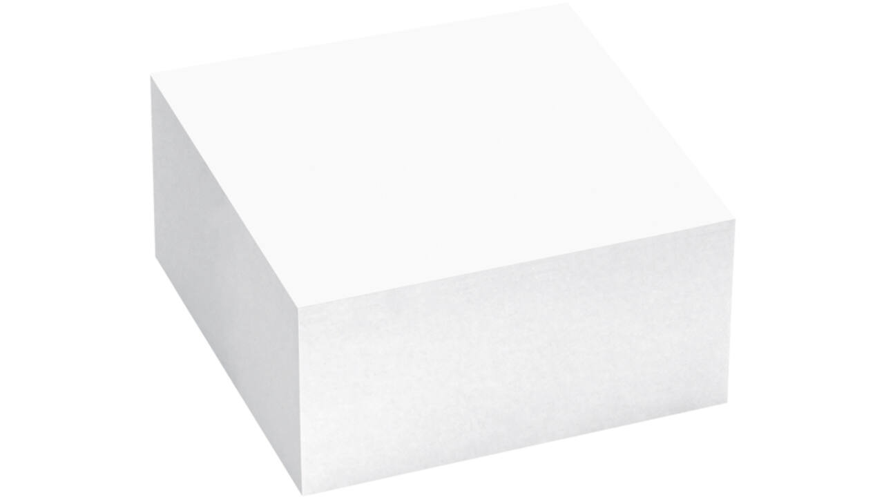 Memoblok info notes antimicrobiëel 400 vel 75x75mm wit