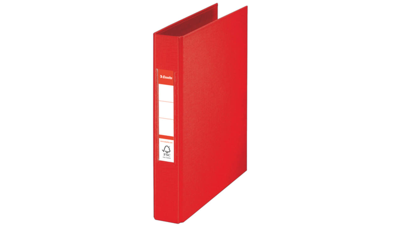 Ringband Esselte VIVIDA A5 42mm 30% gerecycled PP folie rood