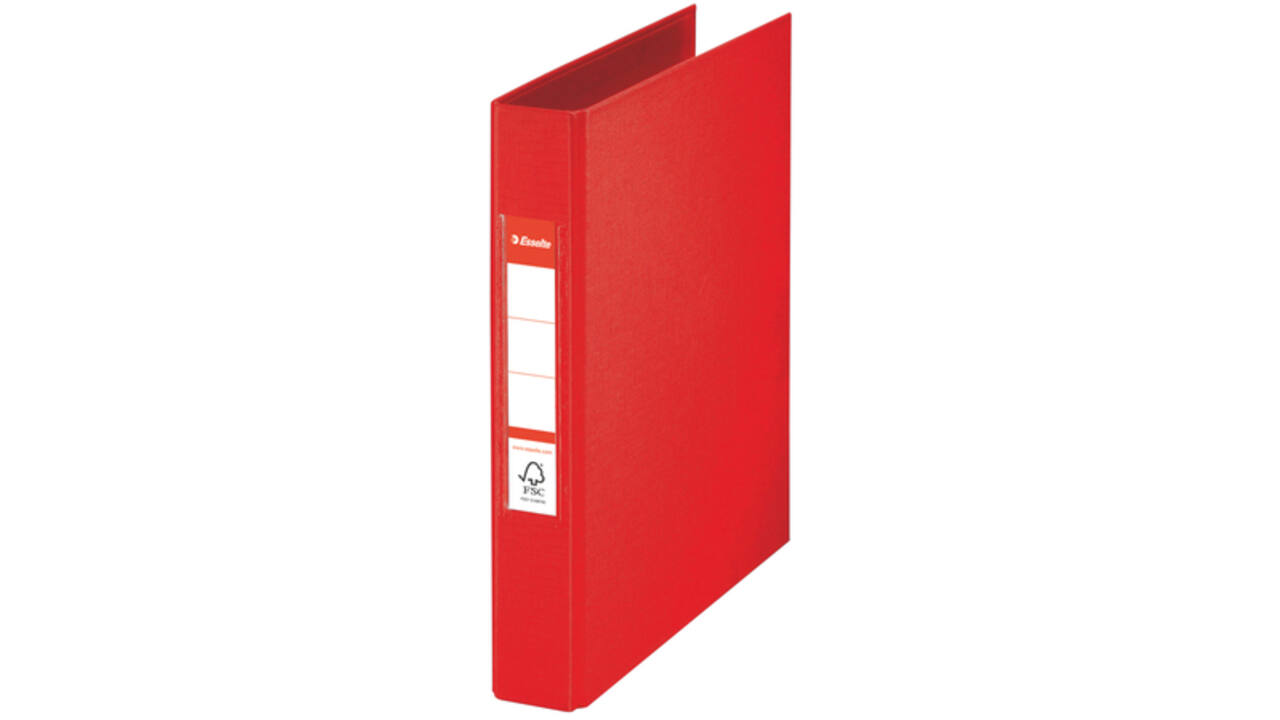 Ringband Esselte VIVIDA A5 42mm 30% gerecycled PP folie rood