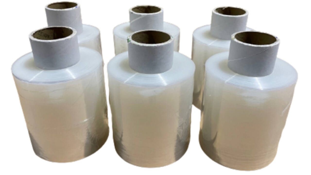 Wikkelfolie IEZZY 100mmx250m 20mu transparant