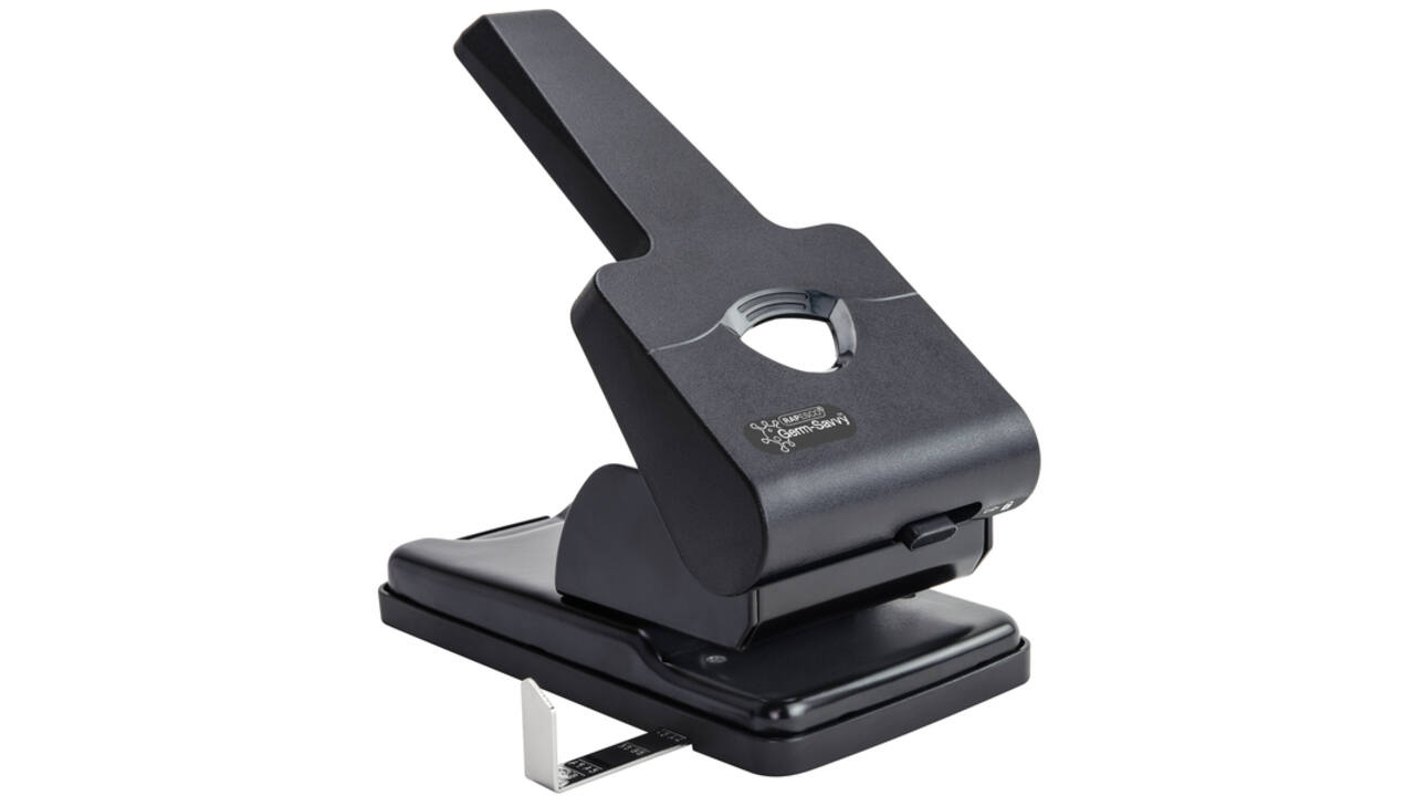 Perforator Rapesco HD865-P antibacterieel 2-gaats zwart