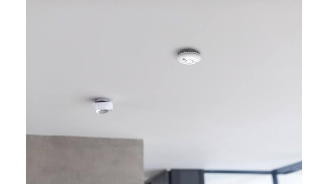 Rook-en hitte melder Brennenstuhl wifi Connect wit
