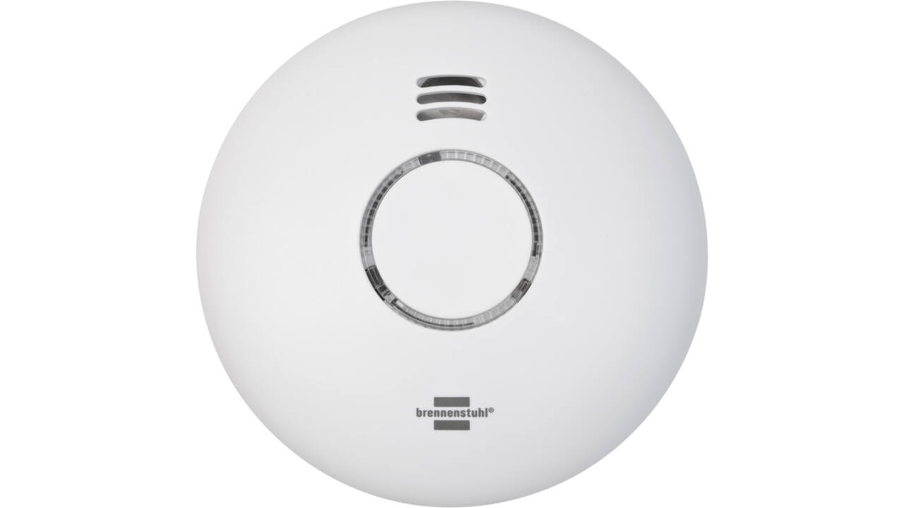 Rook-en hitte melder Brennenstuhl wifi Connect wit