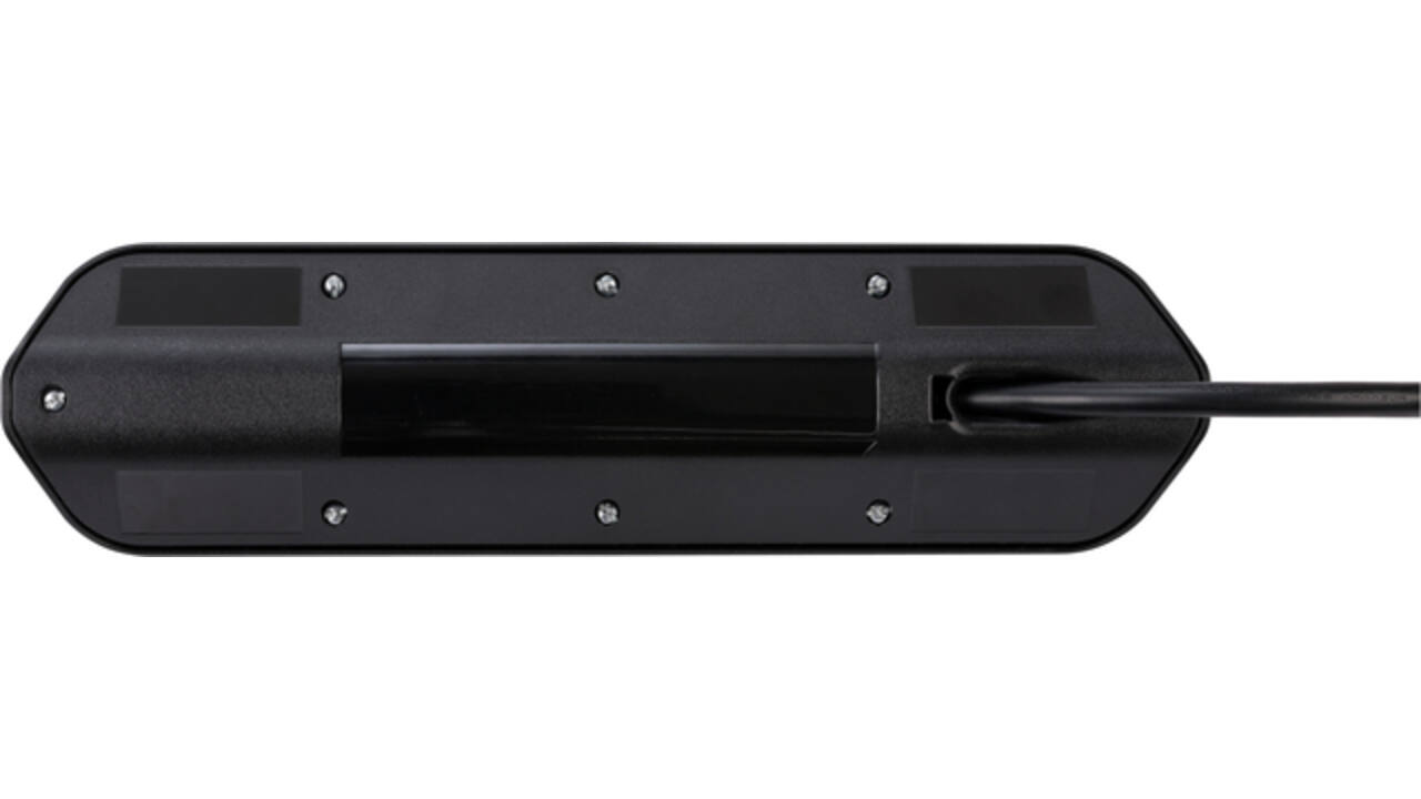 Stekkerdoos Brennenstuhl bureau Estilo 4 voudig inclusief 2 USB 2 meter zwart/zilver