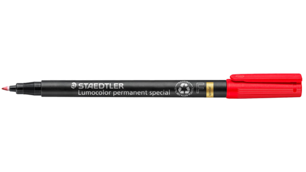 Viltstift Staedtler Lumocolor 319 special permanent F rood