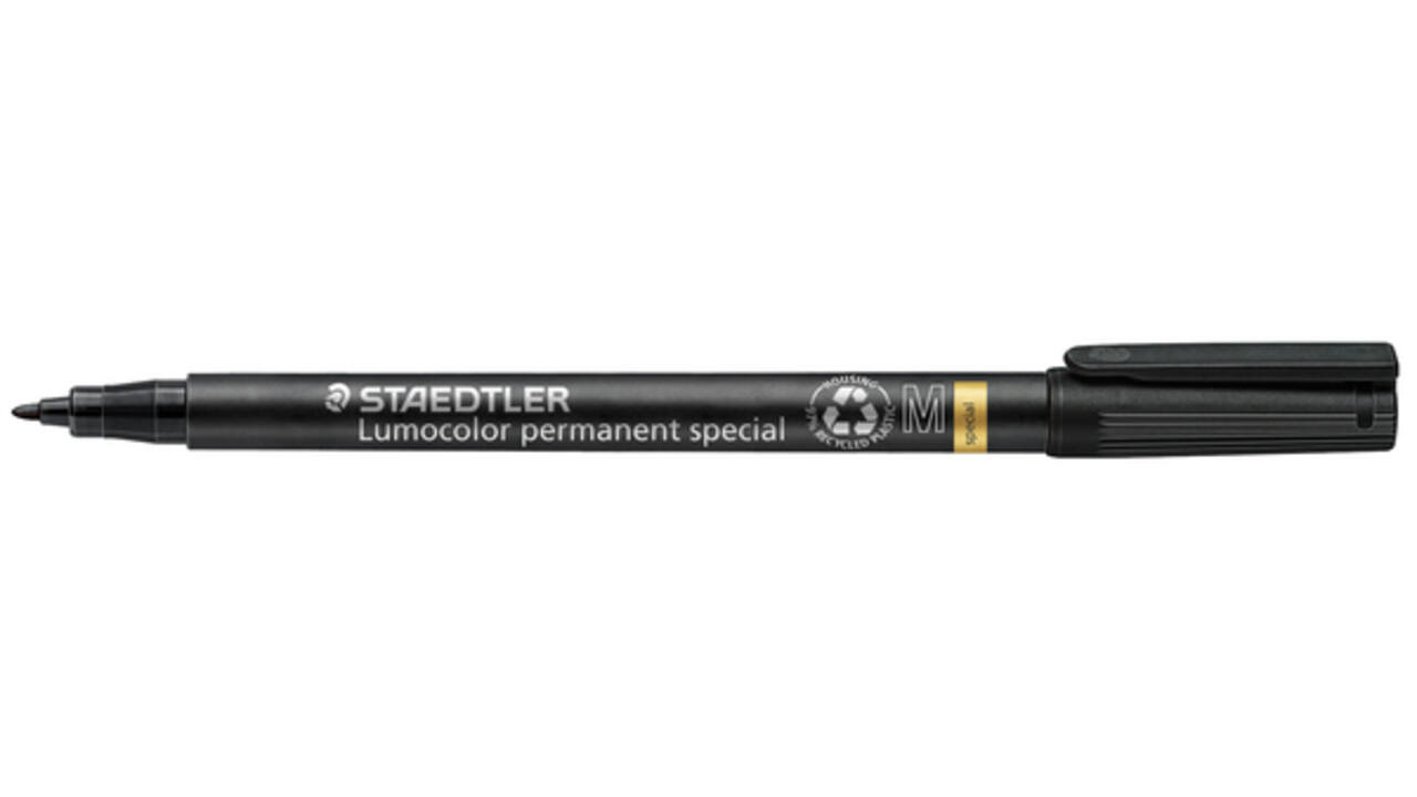 Viltstift Staedtler Lumocolor 319 special permanent M zwart