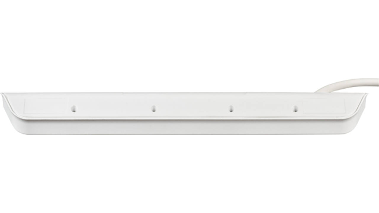 Stekkerdoos Brennenstuhl bureau Estilo 6 voudig inclusief 2 USB 200cm wit/zilver