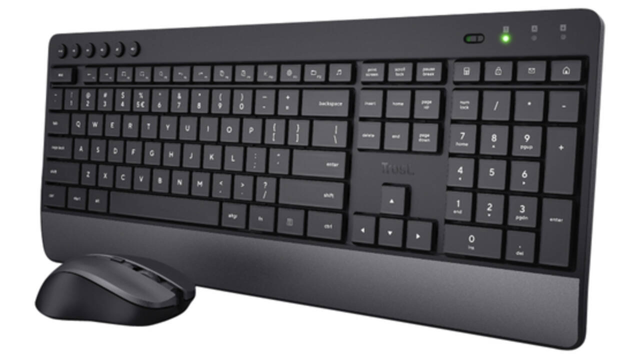 Toetsenbord Trezo Eco Comfort + muis zwart