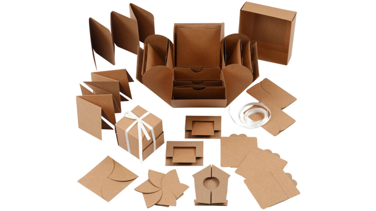 Explosion box Creativ Company 12x12x12cm naturel