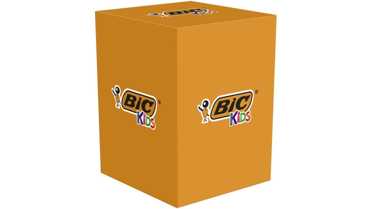 Kleurstiften BicKids couleur medium assorti schoolbox à 144 stuks
