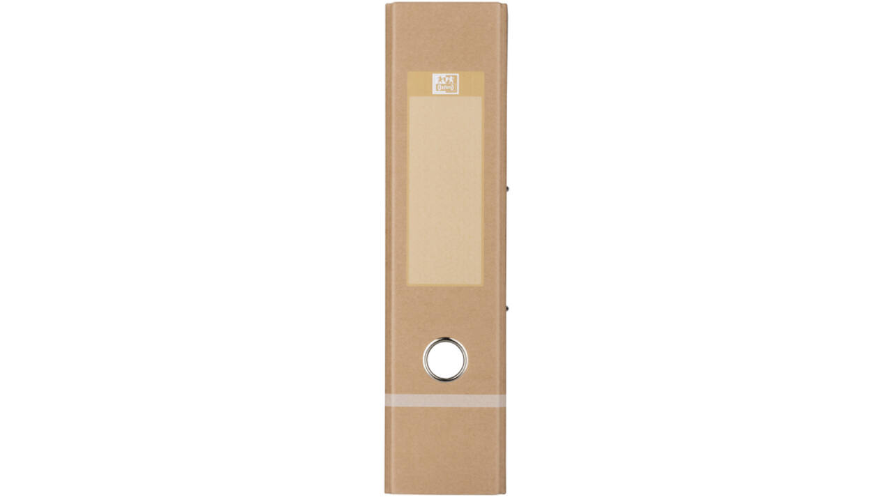 Ordner Oxford Touareg A4 80mm karton naturel/wit