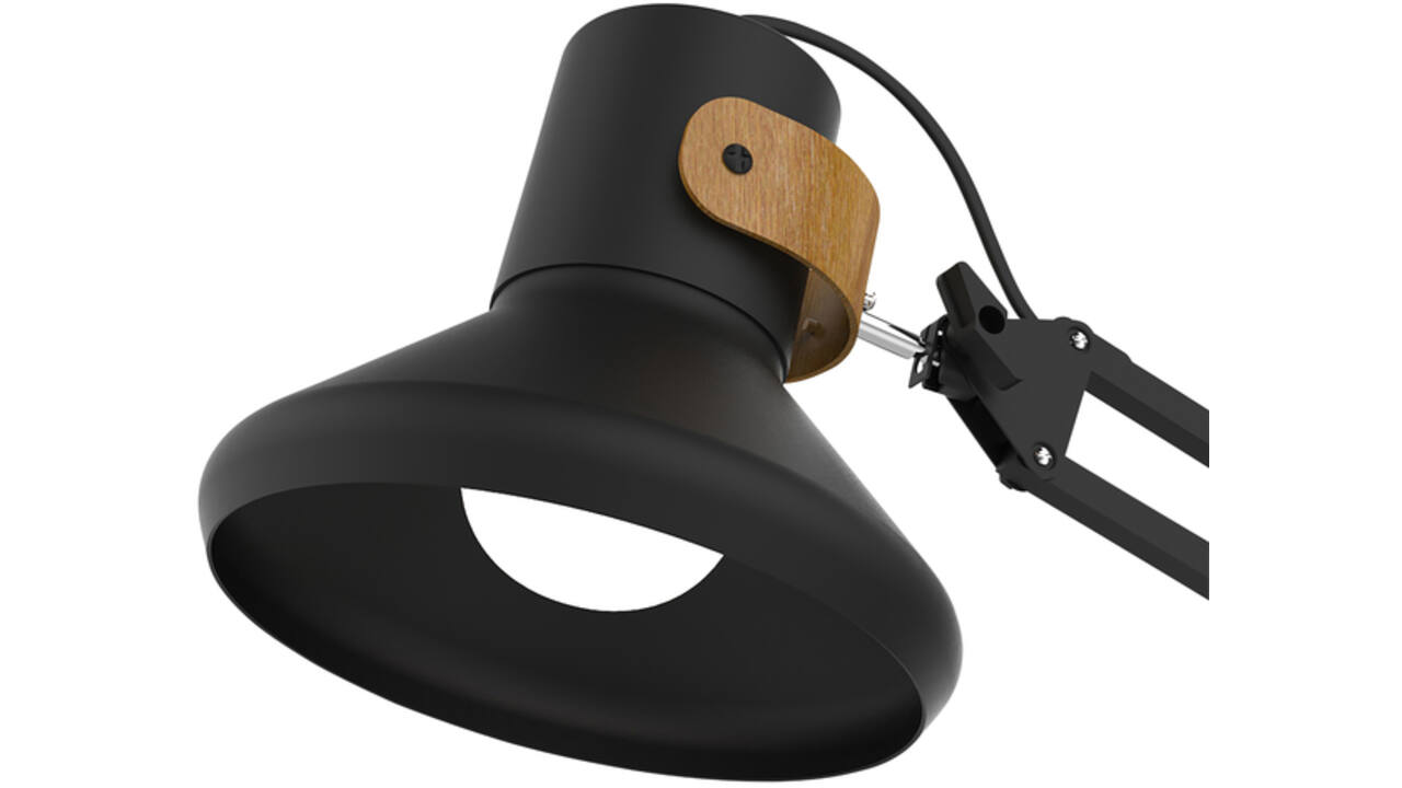 Bureaulamp Unilux Baya led bamboe zwart