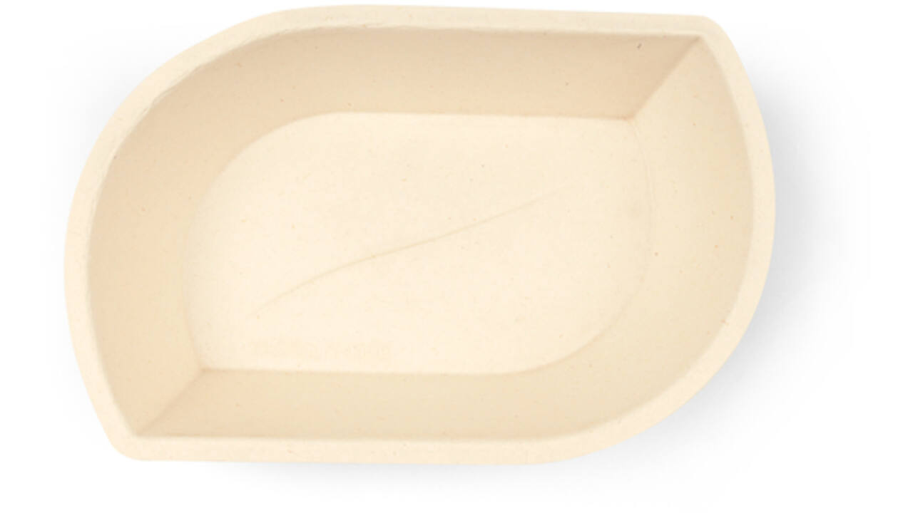 Snackbakje IEZZY A7L suikerriet PFAS-vrij 132x97x15mm 50 stuks