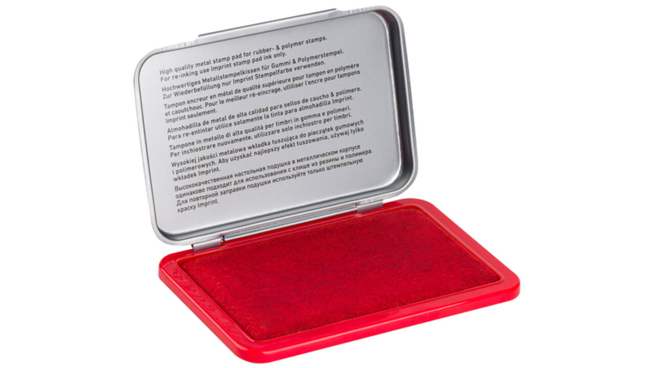 Stempelkussen Trodat 9071M metaal 9x5cm rood