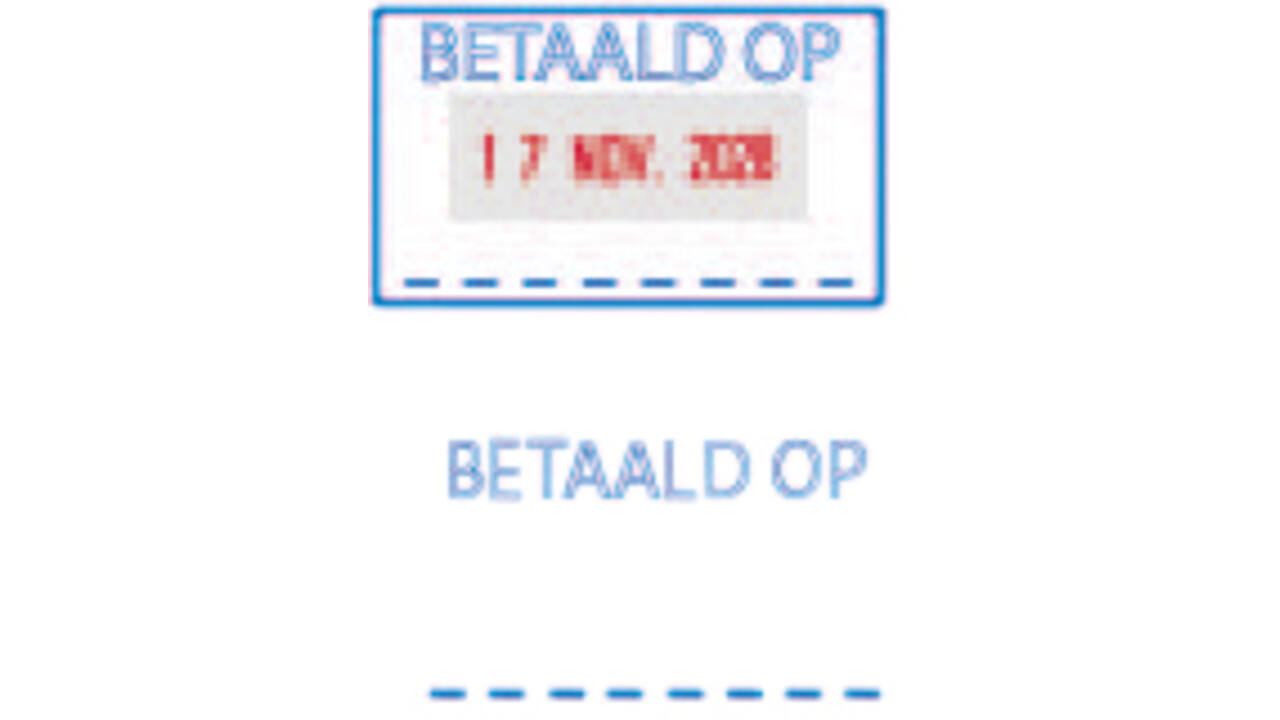 Datumstempel Trodat Printy 4750 betaald op