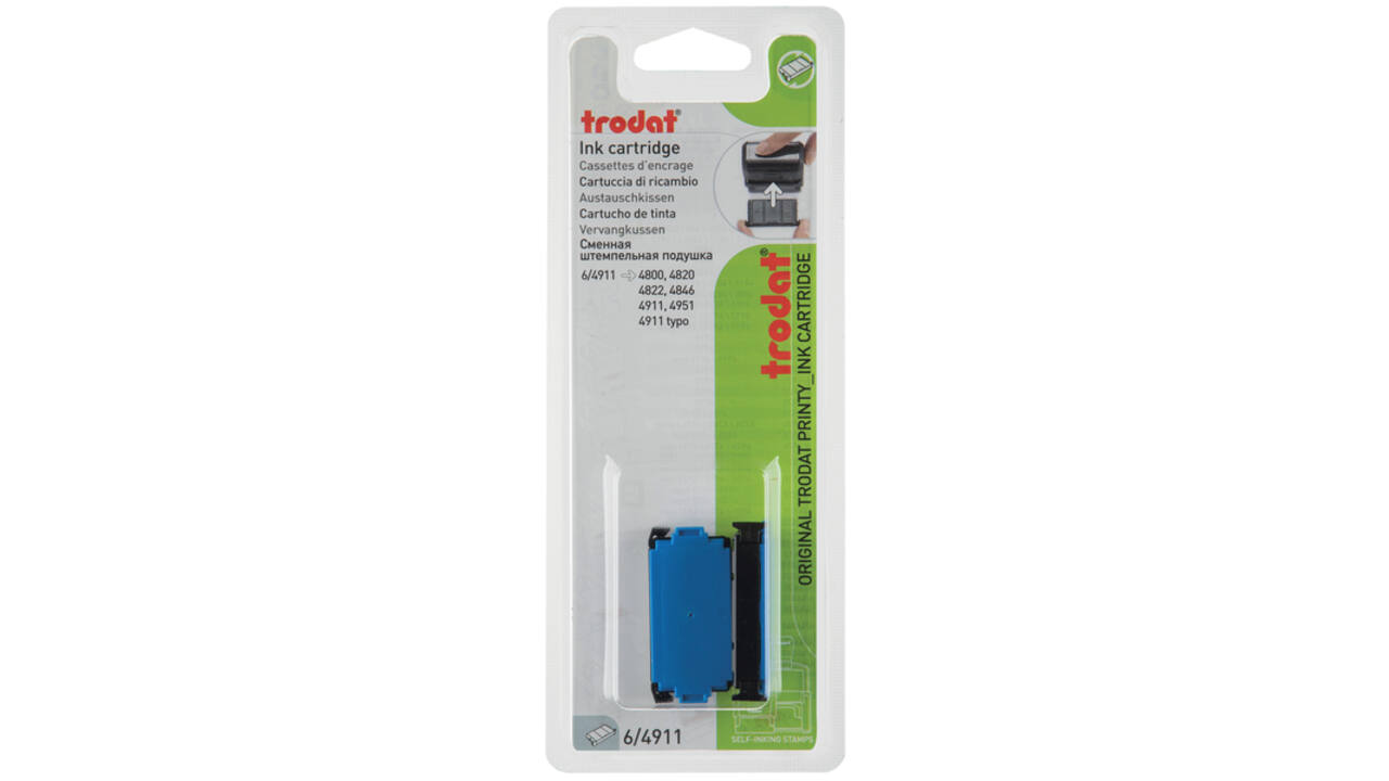 Stempelkussen Trodat Printy 6/4911 2 stuks blauw