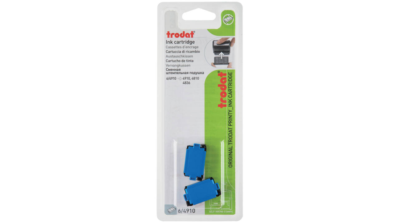 Stempelkussen Trodat Printy 6/4910 2 stuks blauw