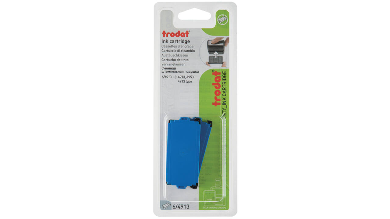 Stempelkussen Trodat Printy 6/4913 2 stuks blauw