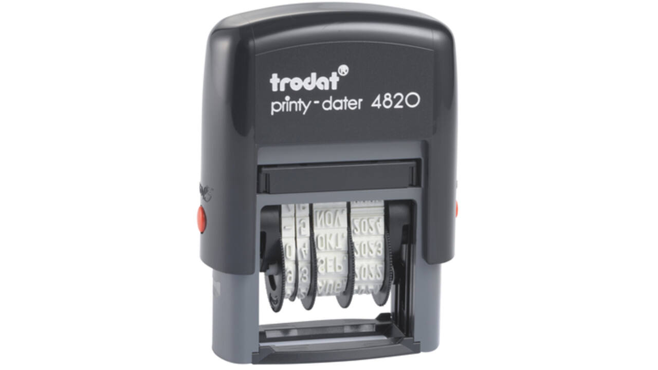 Datumstempel Trodat Printy 4820 tekst zwart