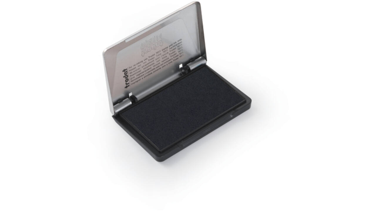 Stempelkussen Trodat 9071M metaal 9x5cm zwart