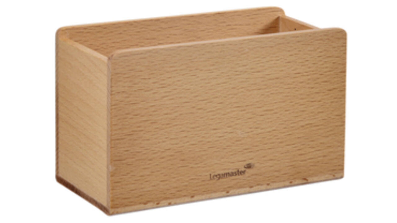 Glasbord accessoirehouder Legamaster hout