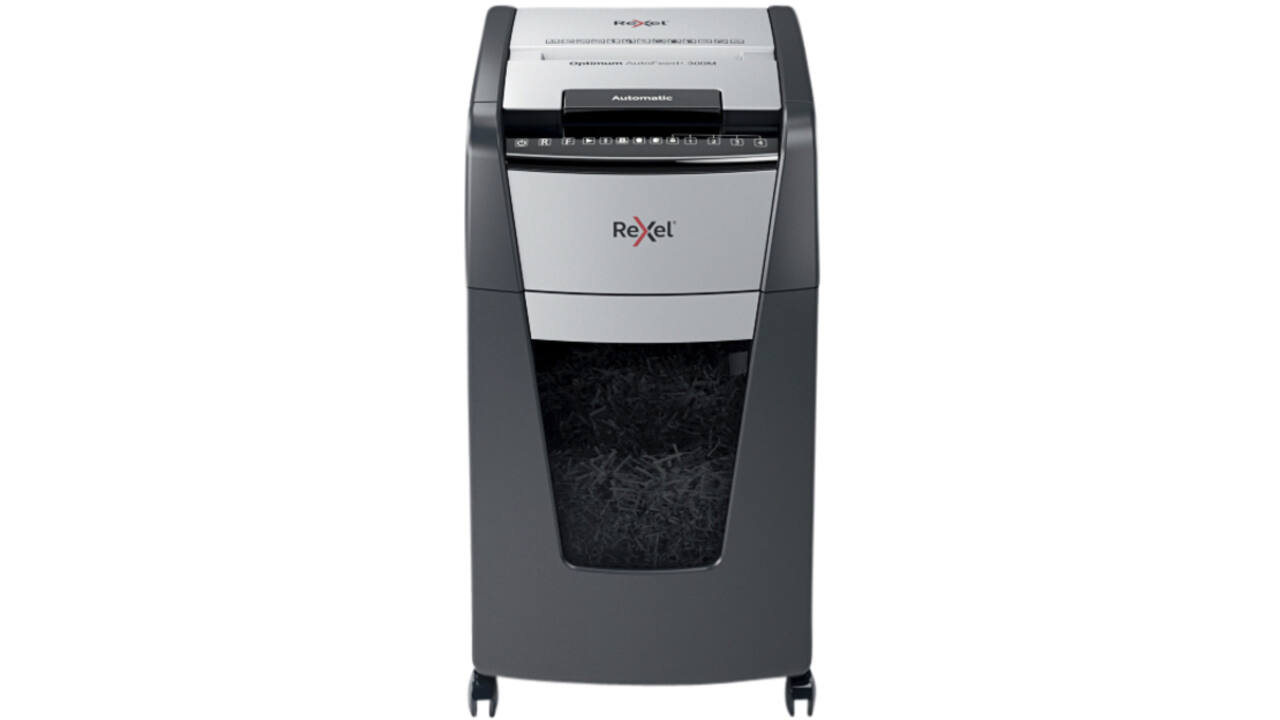 Papiervernietiger Rexel Optimum Auto+ 300M P5 snippers 2x15mm