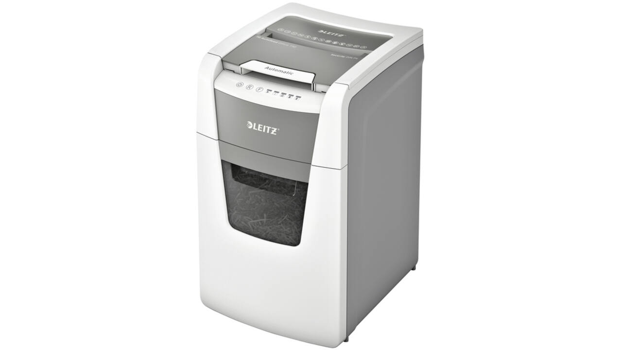 Papiervernietiger Leitz IQ Auto+ Office 150 P4 snippers 4x28mm