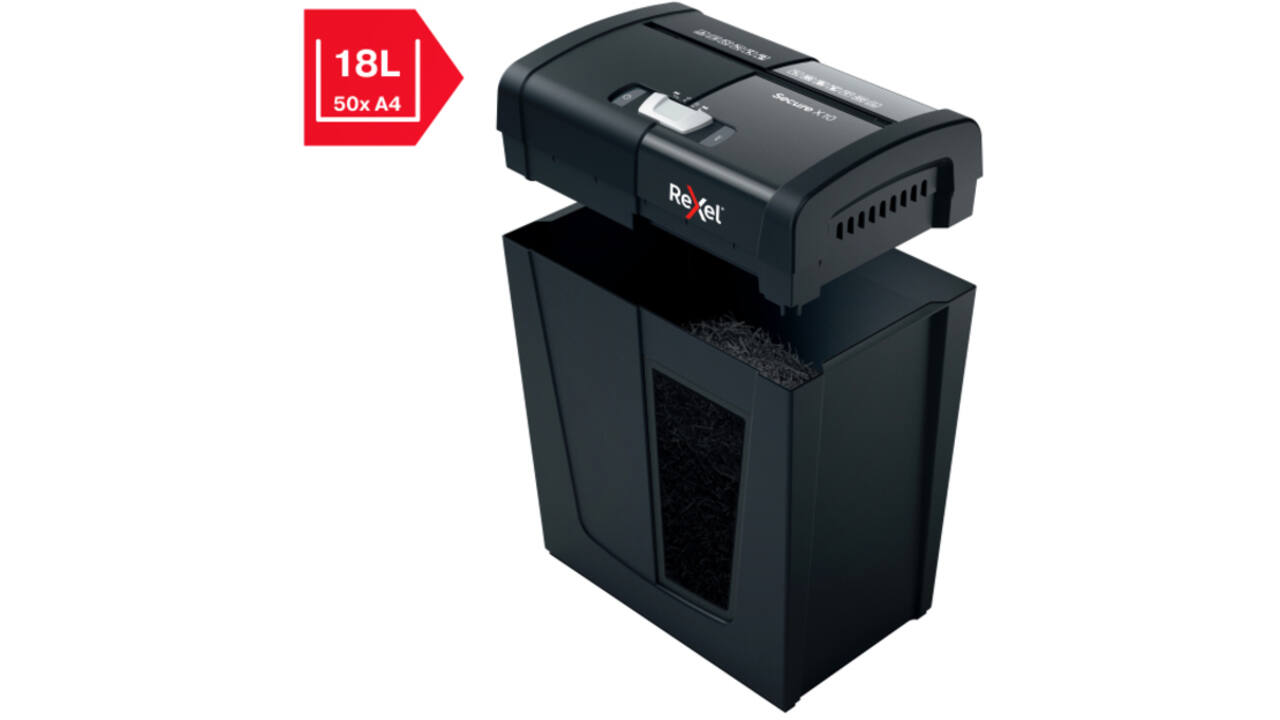 Papiervernietiger Rexel Secure X10 P4 snippers 4x40mm