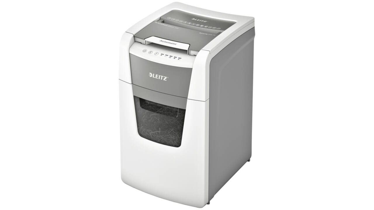 Papiervernietiger Leitz IQ Auto+ Office 150 P5 snippers 2x15mm
