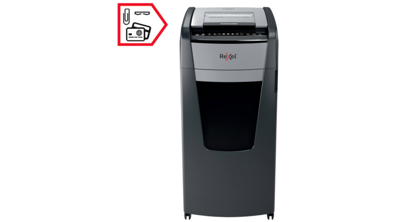 Papiervernietiger Rexel Optimum Auto+ 750X P4 snippers 4x30mm