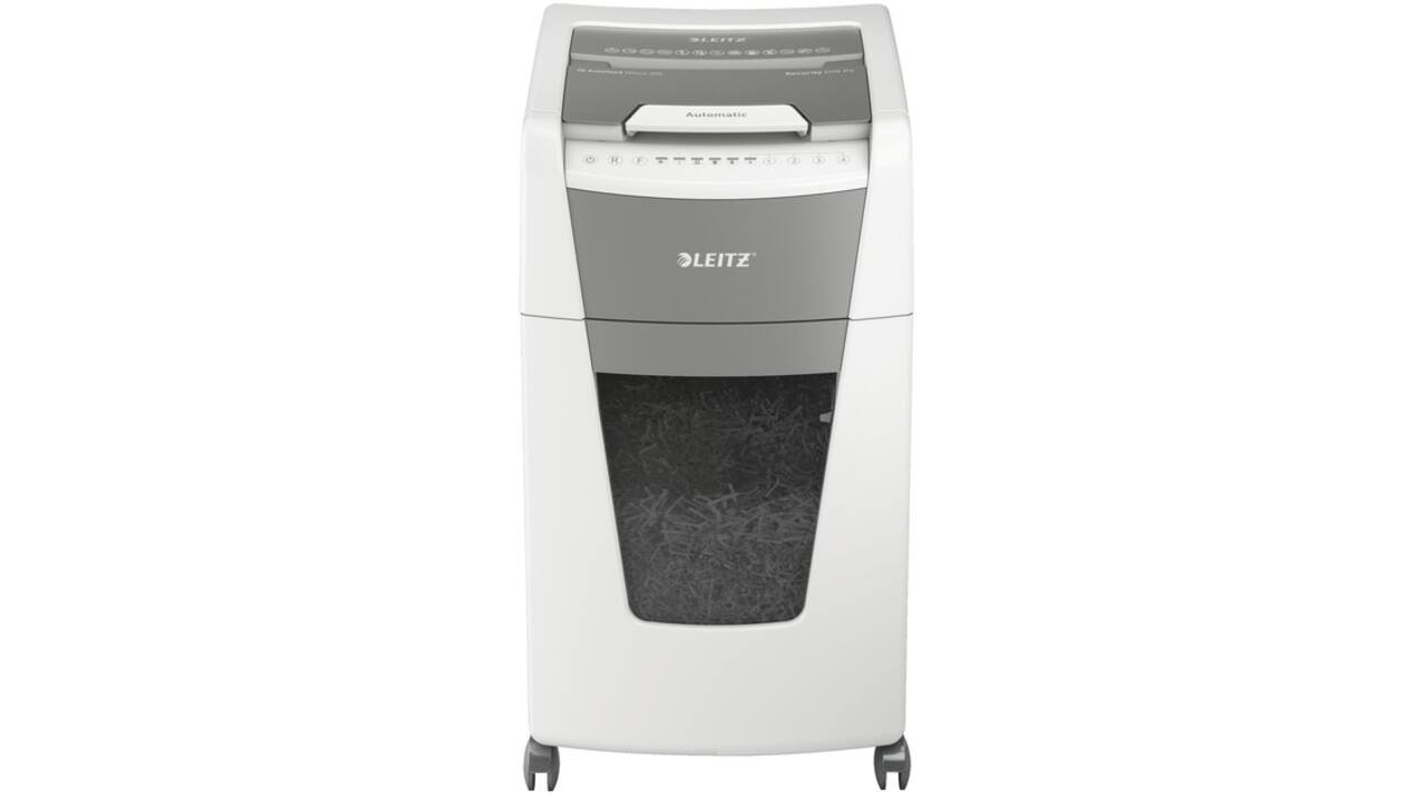 Papiervernietiger Leitz IQ Auto+ Office 300 P4 snippers 4x28mm