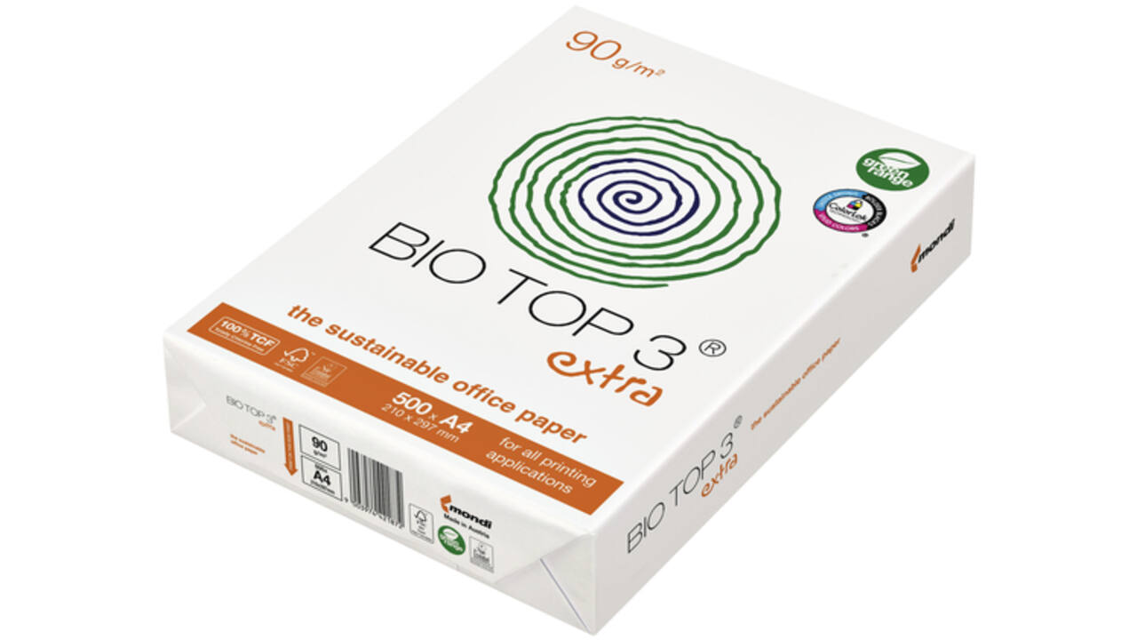 Kopieerpapier BioTop 3 A4 90gr naturel 500vel