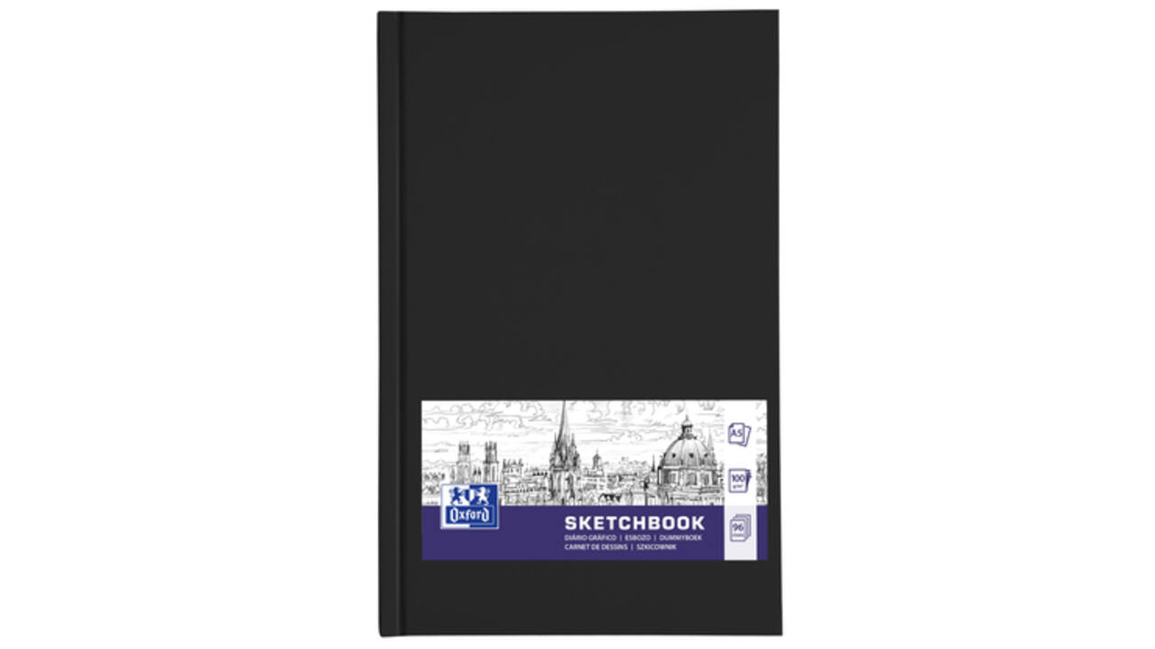 Dummyboek Oxford A5 96 vel 100 gram zwart