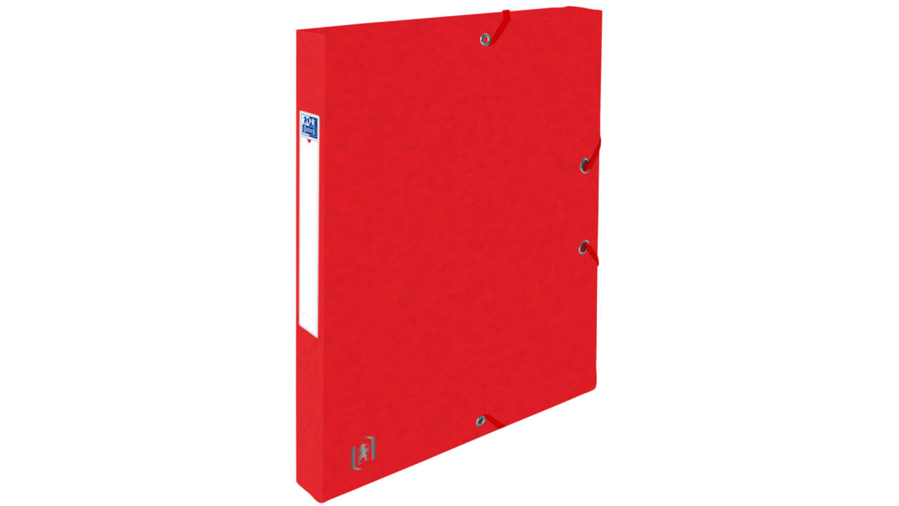 Elastobox Oxford Top File+ A4 25mm rood