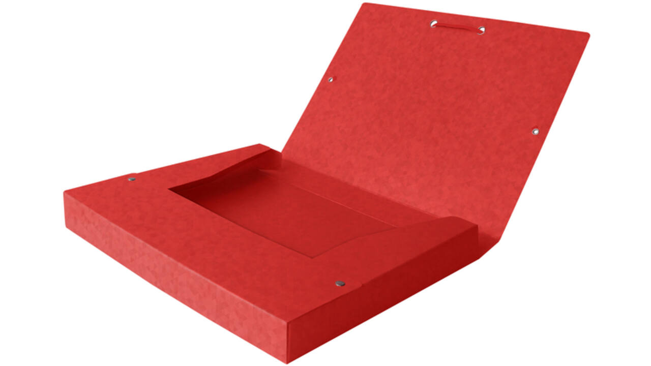 Elastobox Oxford Top File+ A4 25mm rood