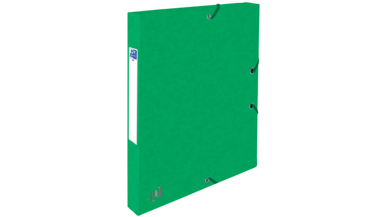 Elastobox Oxford Top File+ A4 25mm groen