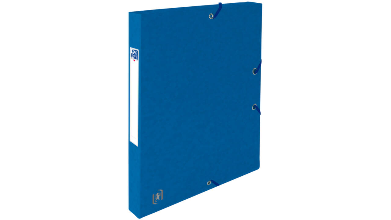 Elastobox Oxford Top File+ A4 25mm blauw