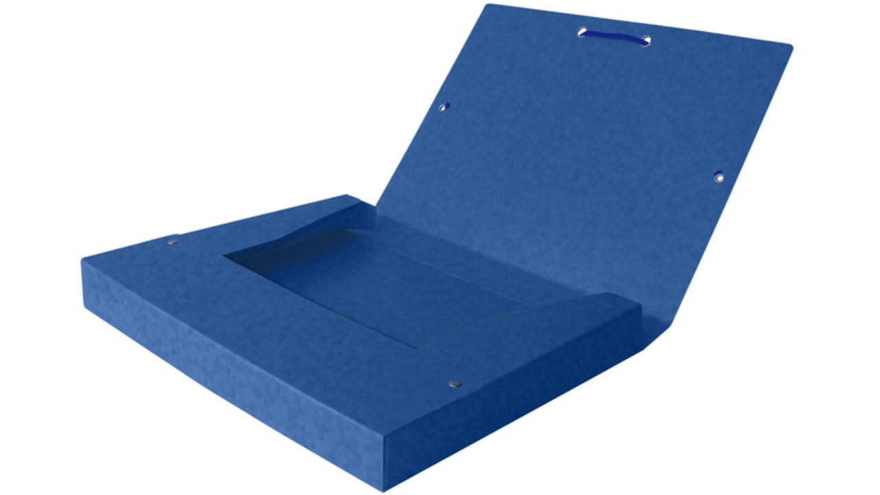 Elastobox Oxford Top File+ A4 25mm blauw