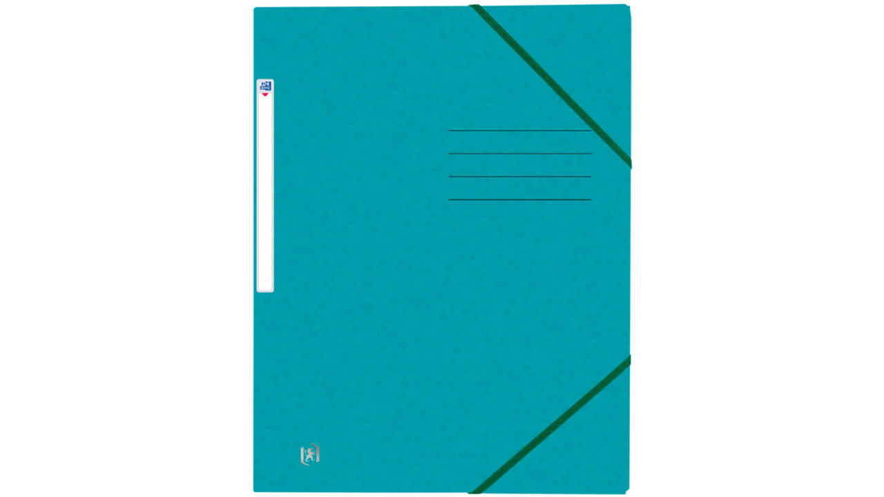 Elastomap Oxford Top File+ A4 aqua