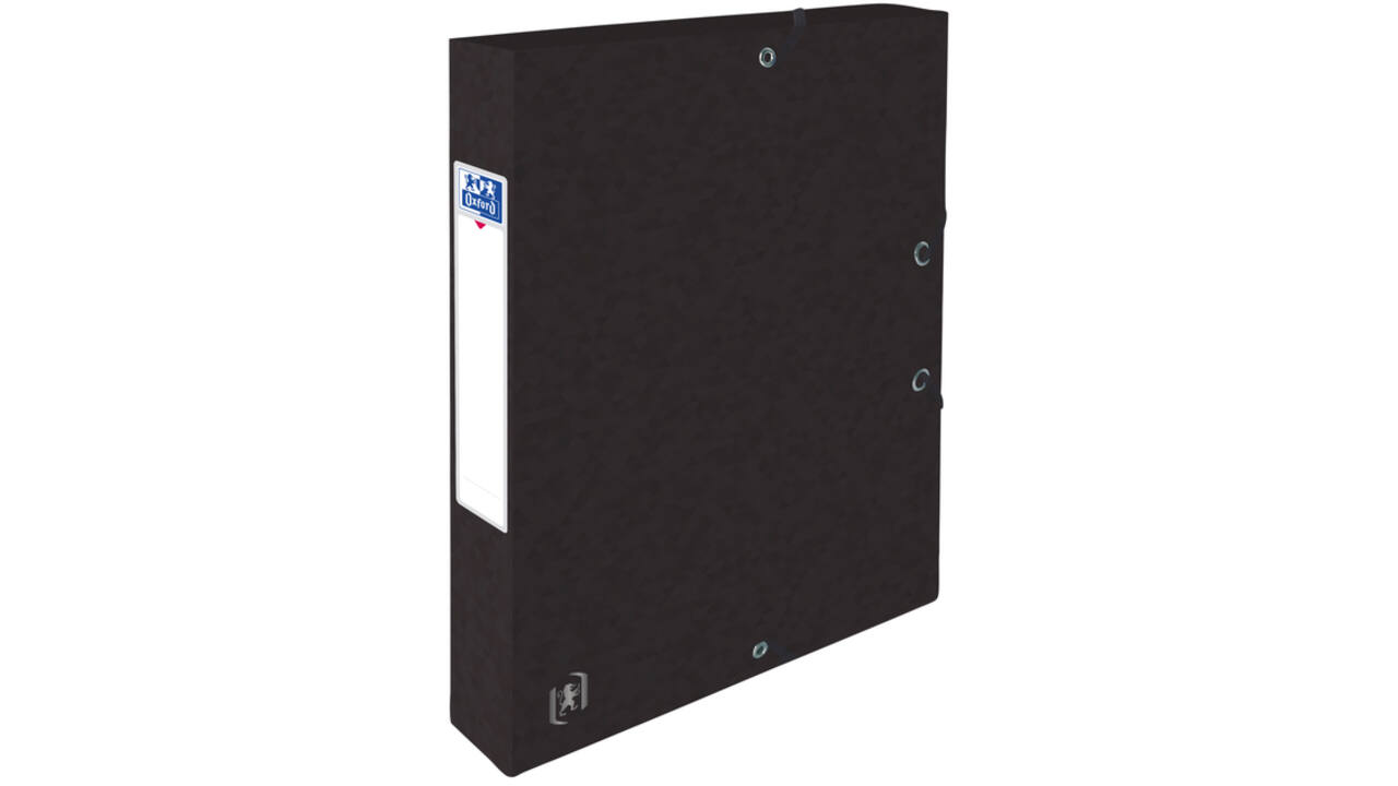 Elastobox Oxford Top File+ A4 40mm zwart