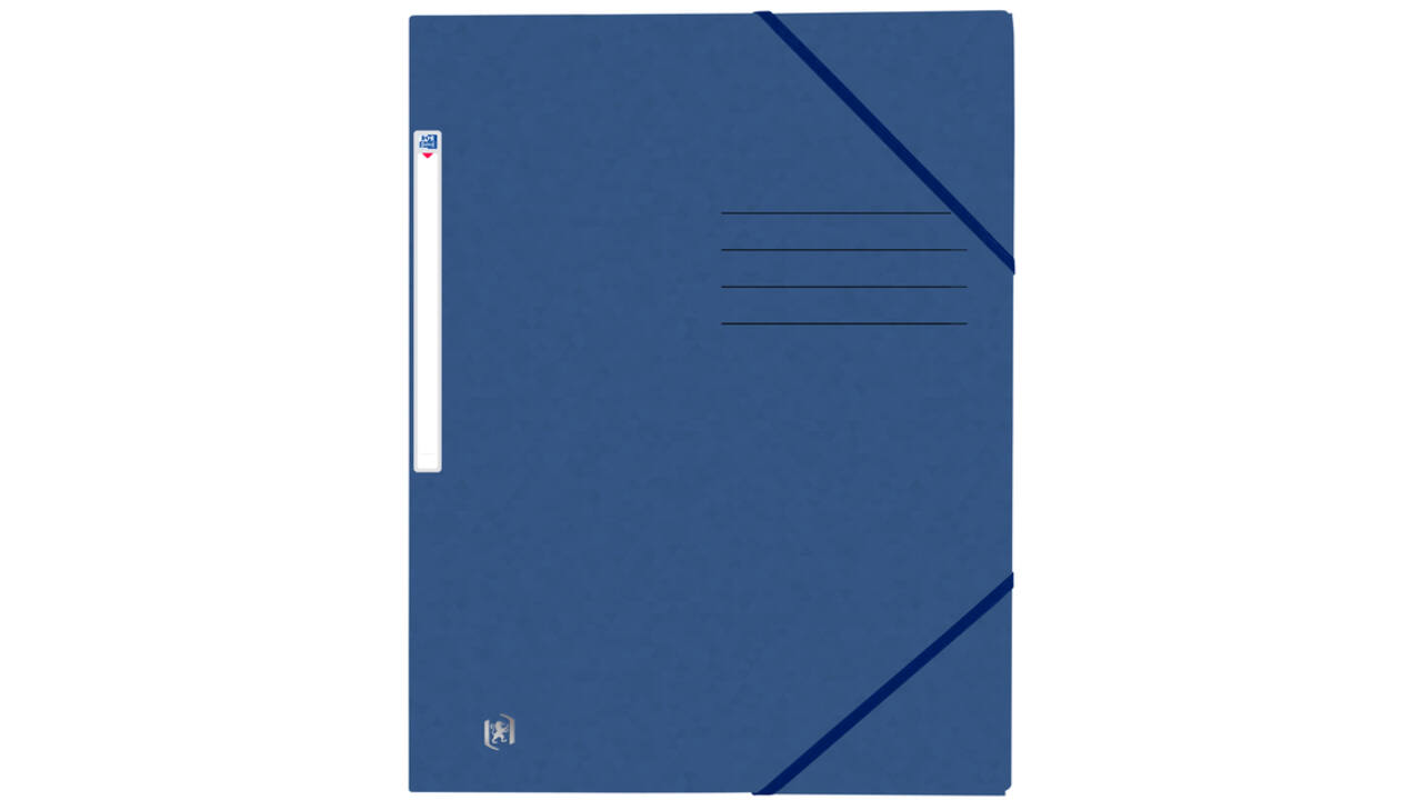 Elastomap Oxford Top File+ A4 donkerblauw
