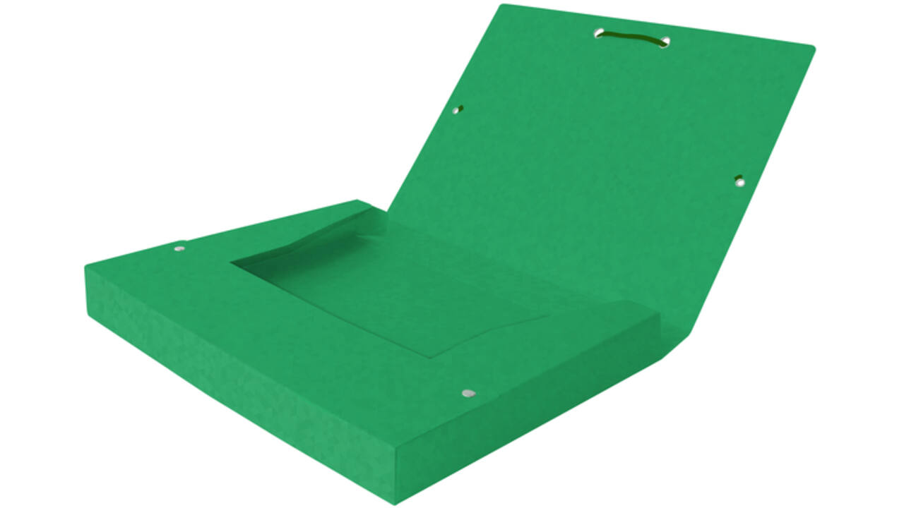 Elastobox Oxford Top File+ A4 40mm groen