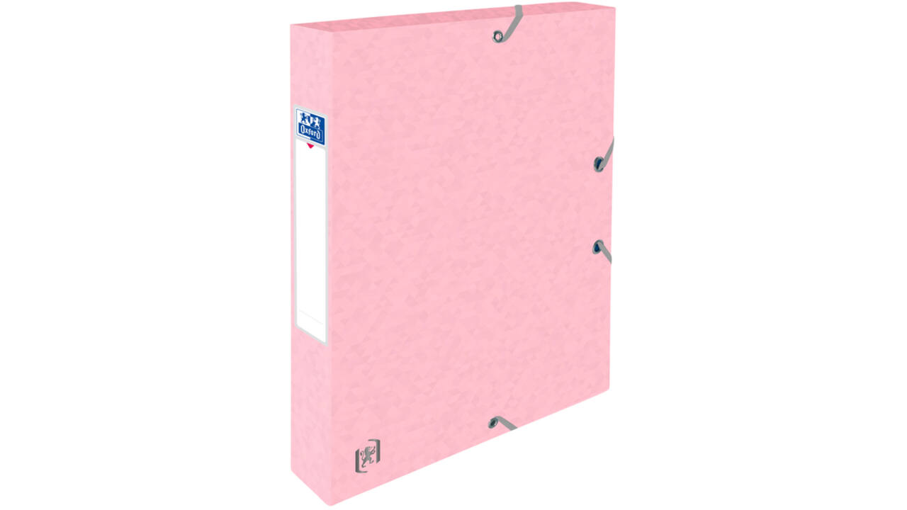 Elastobox Oxford Top File+ A4 40mm pastel assorti