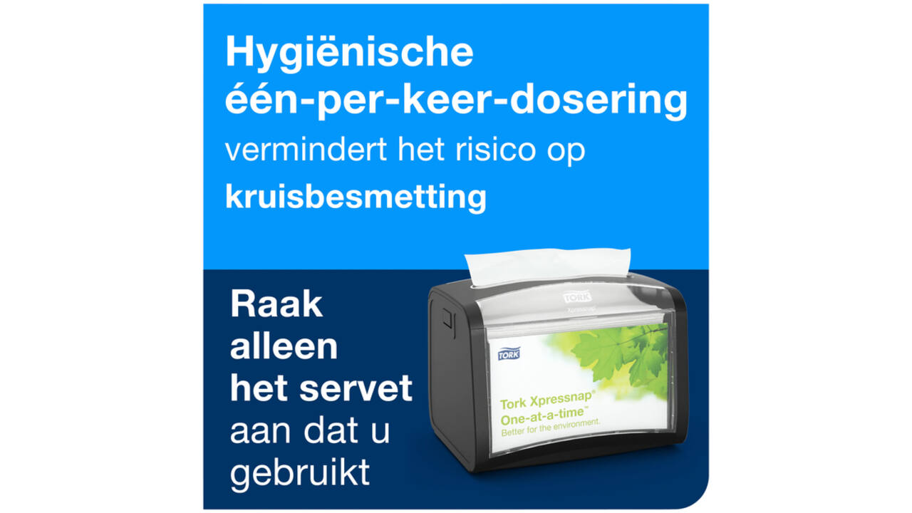 Servetten Tork Expressnap N4 extra zacht premium 1/2 vouw 2-laags wit 15850