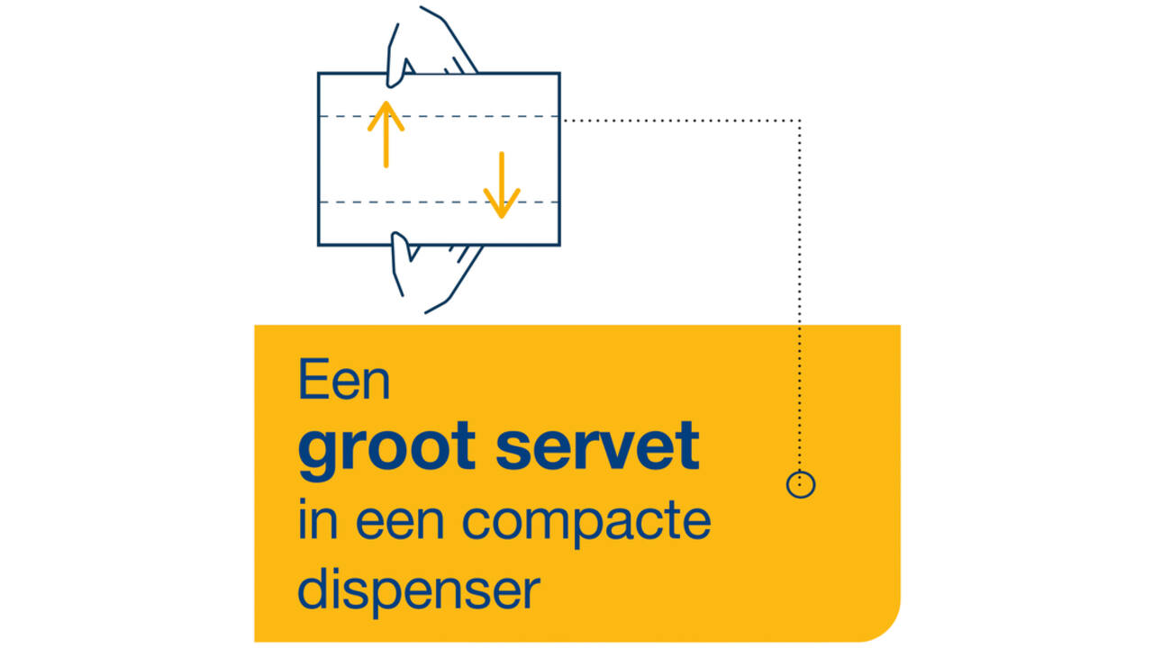 Servetten Tork Xpressnap Fit ® N14 2-laags naturel 12830