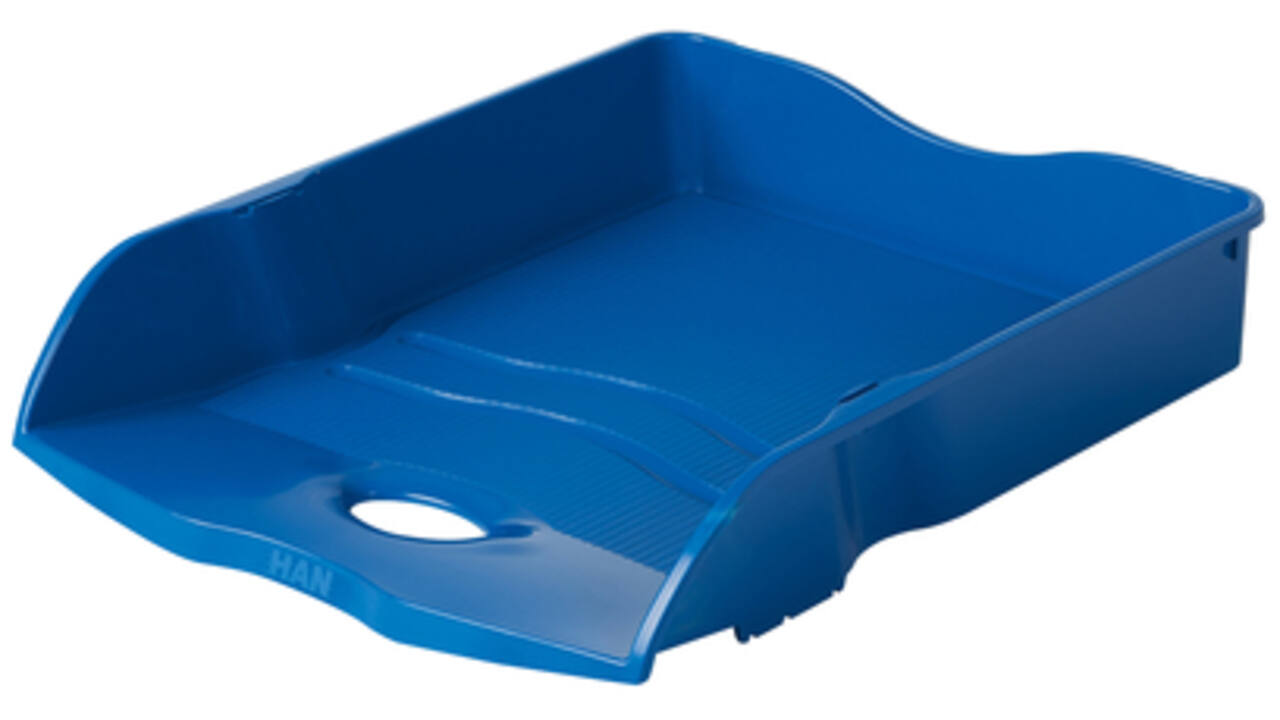 Brievenbak Han Re-LOOP A4 stapel- & nestbaar blauw